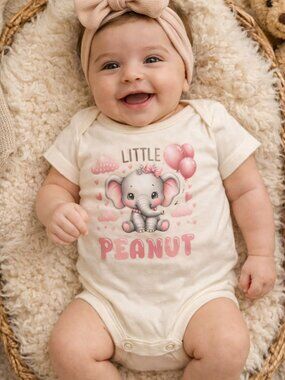 Baby Onesie | Little Peanut | Ready To Ship, Ships Within 24 Hours
